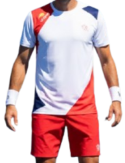 Camisa Esportiva Gola Careca Linha Grand Slam US Open