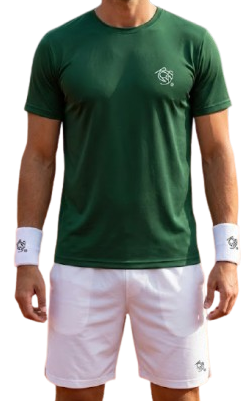 Camisa Esportiva Gola Careca Linha Basic Verde