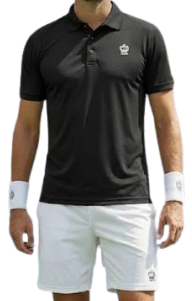 Camisa Esportiva Masculina Gola Polo Preta